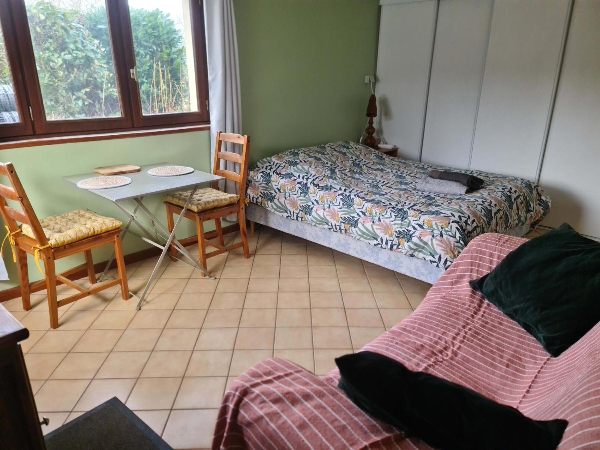 Chambre A La Ferme, Les Vergers Du Muscardin Breel Extérieur photo
