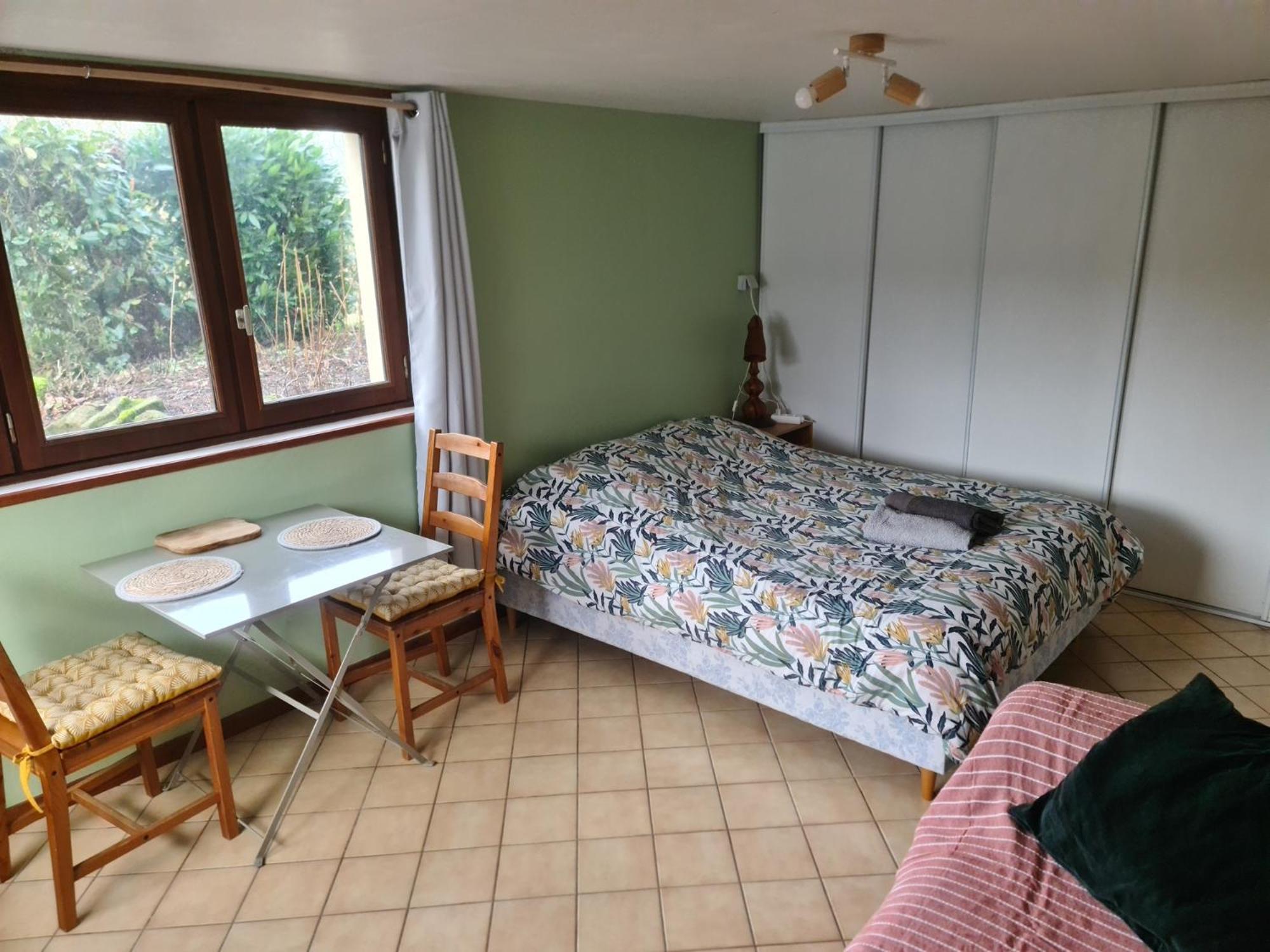 Chambre A La Ferme, Les Vergers Du Muscardin Breel Extérieur photo
